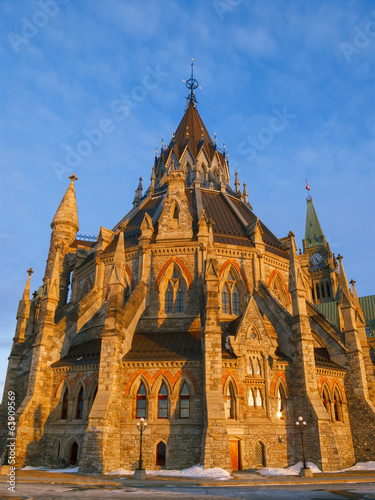 Parliament Library in Ottawa