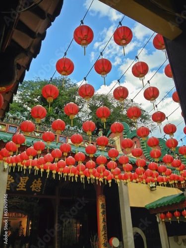 Canvas Print Chan See Shu Yuen Temple, Chinatown, Kuala Lumpur, Malaysia