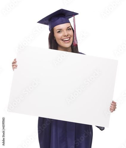 Female Graduate in Cap and ...