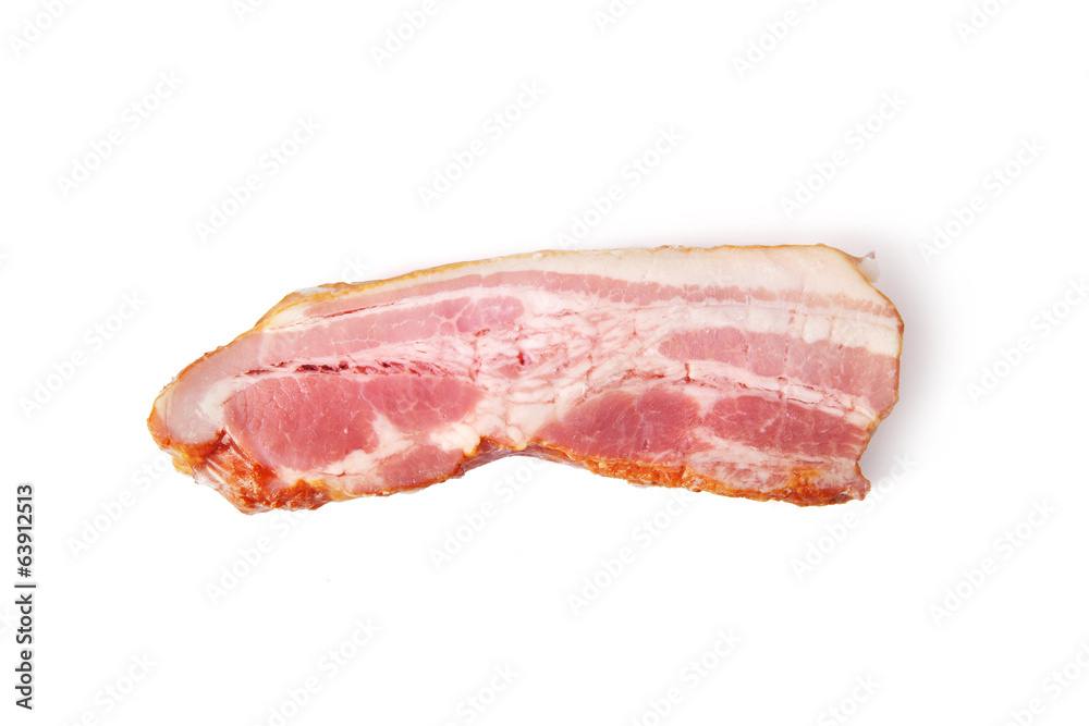 Raw bacon Raw bacon
