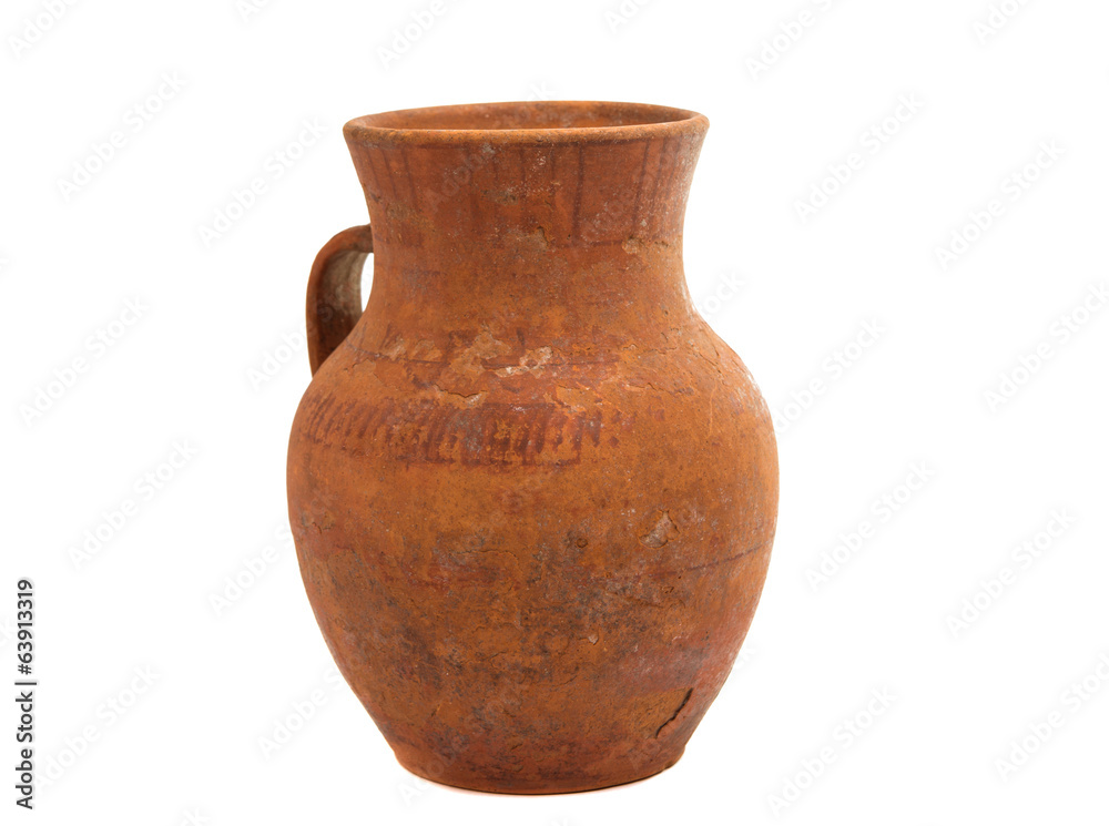 old clay jug