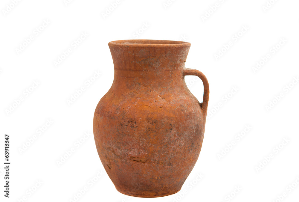 old clay jug