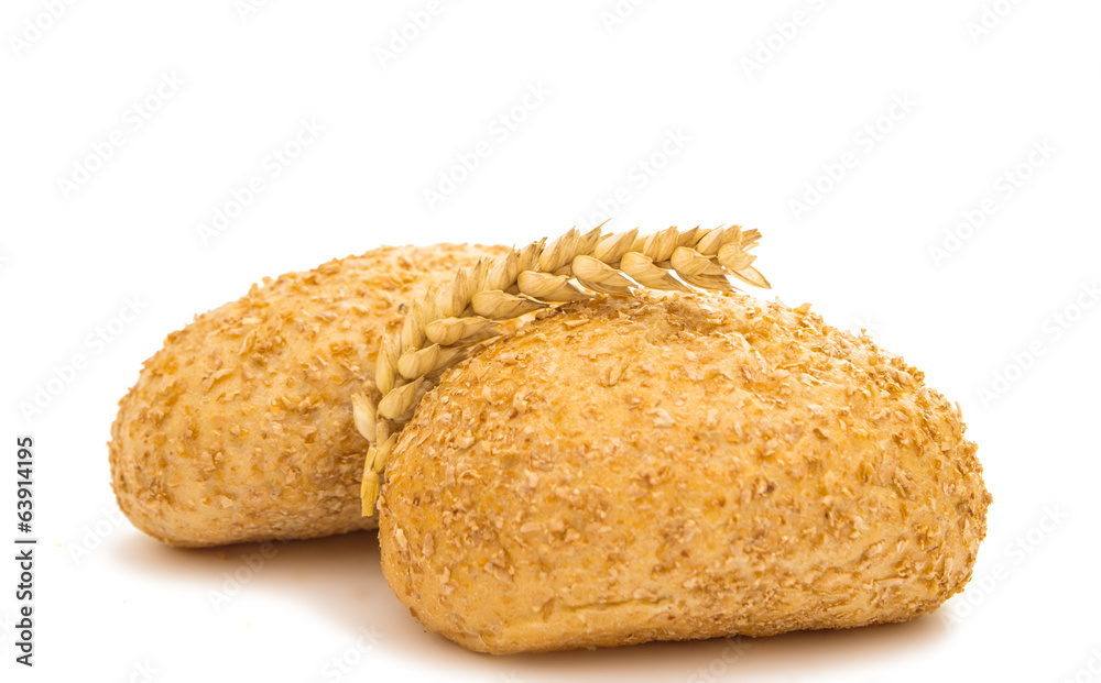 vysivkovy bread isolated