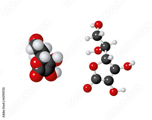 Molécule de vitamine C