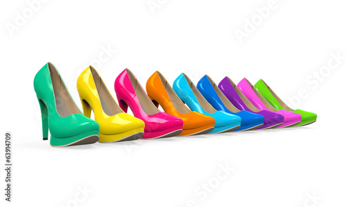 Colorful High Heels
