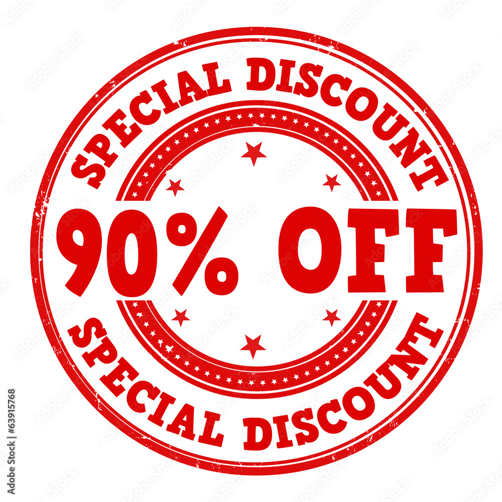 Special discount stamp