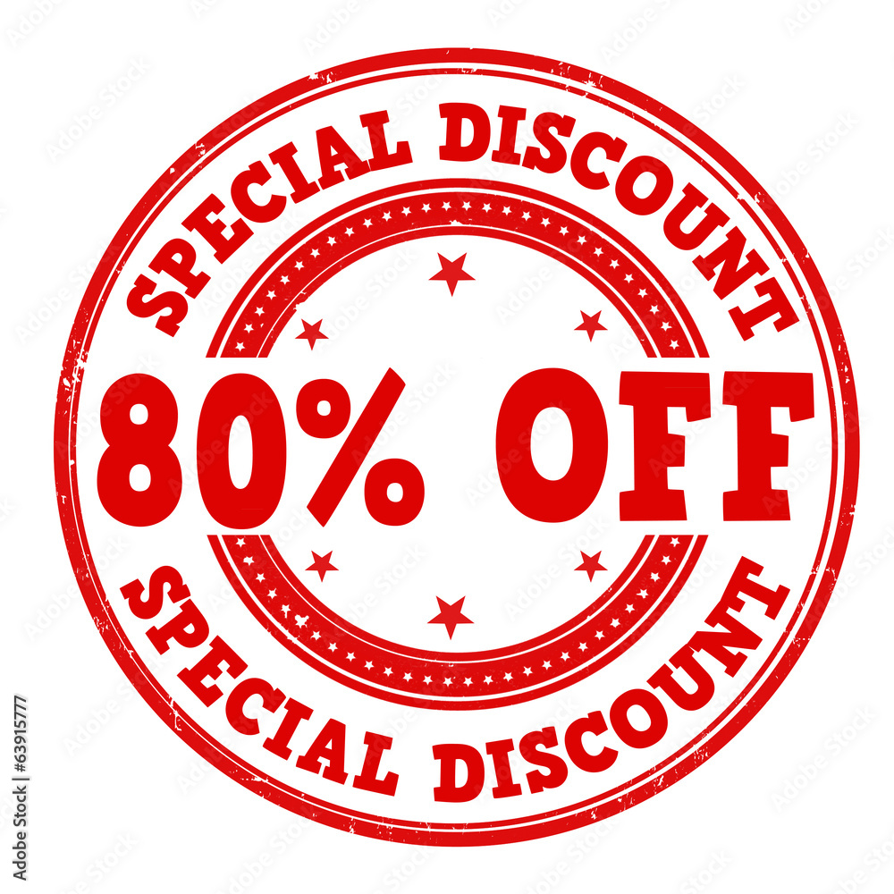 Special discount stamp