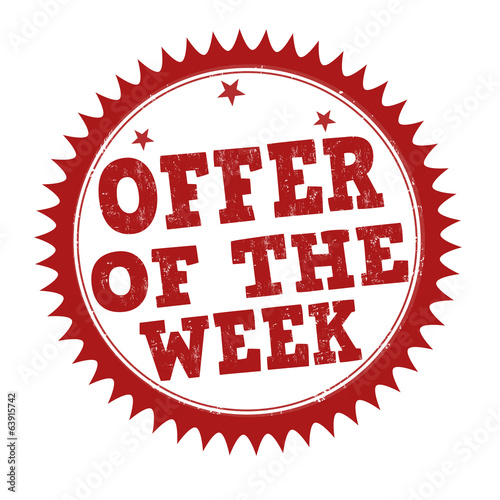 Offer of the week stamp