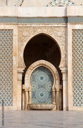 Fototapeta Naklejka Na Ścianę i Meble -  The Hassan II Mosque
