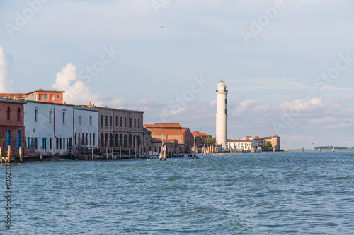 Lighthouse and Buildings in Murano
