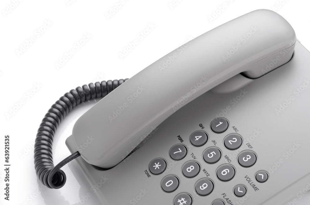 telephone isolated on white background telephone isolated on white background