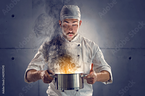 Chef burned the food