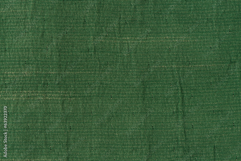 Fototapeta premium Green fabric texture