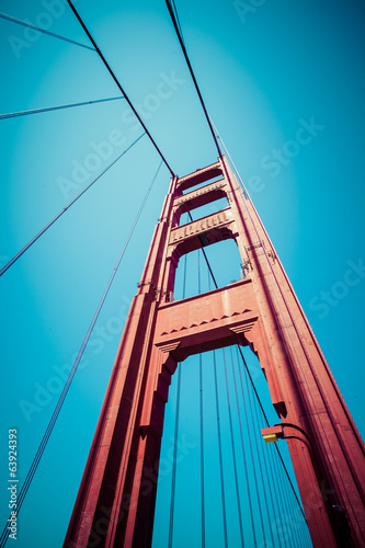 Canvas Print Golden Gate Bridge, San Francisco, USA