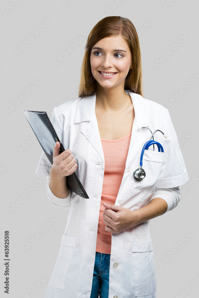 Beautiful young female doctor Beautiful young female doctor