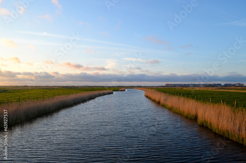 river in polder