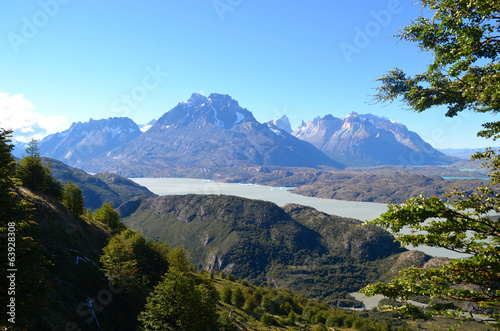 Lago Grey and the Blue Massif, Torres del Paine