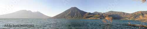 Lake Atitlan with volcano San Pedro © fotoember