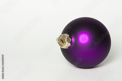 Christmas Ball Ornament Purple