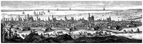 Ancient City : Panoramic View - 18th century
