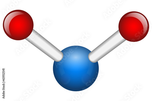 Single Water H2O molecule