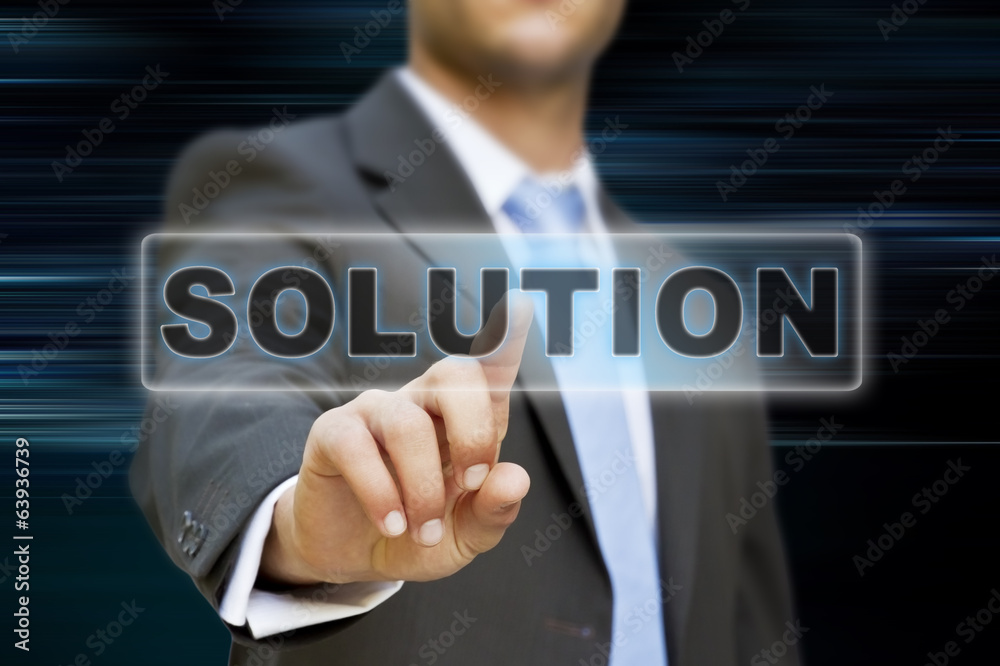 Bussinessman solution concept Bussinessman solution concept