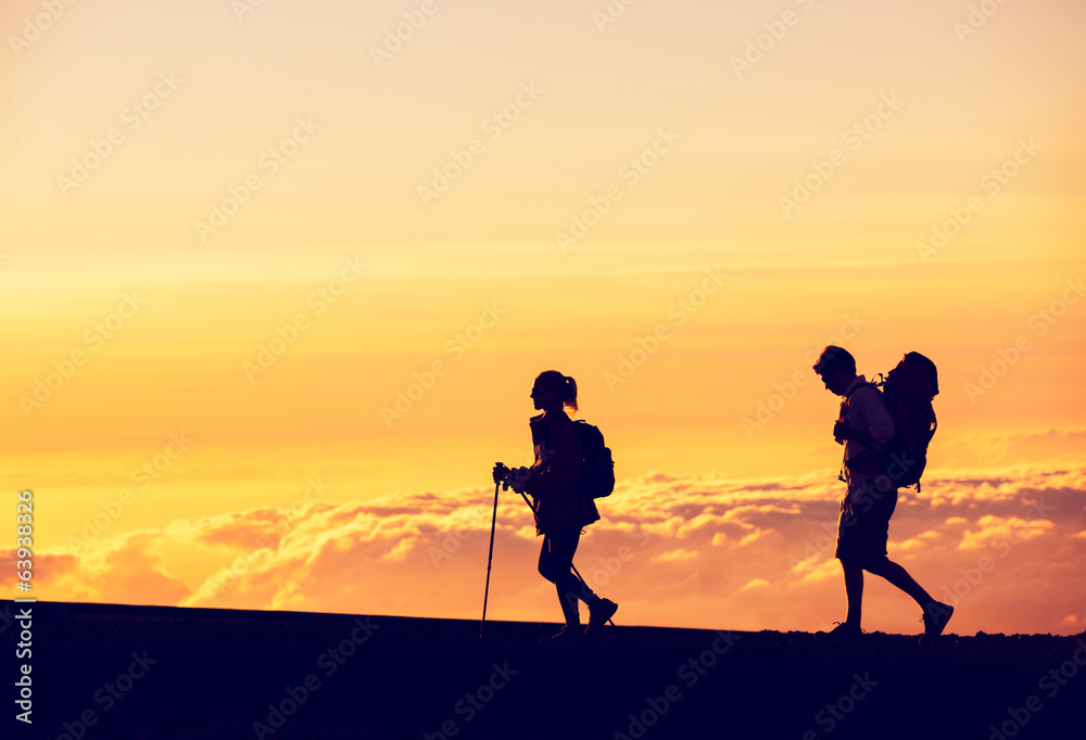 Sunset Hikers