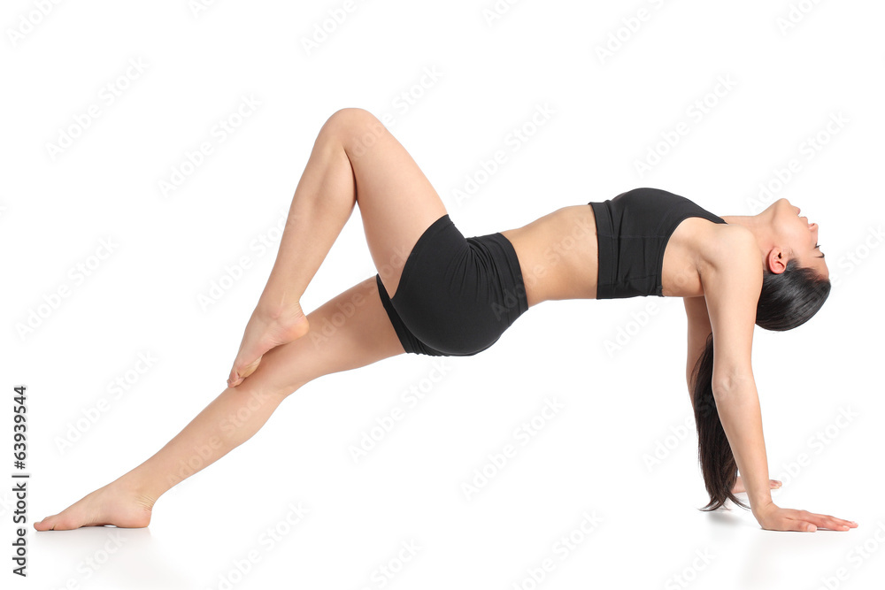 Fitness woman stretching exercising aerobic Fitness woman stretching exercising aerobic