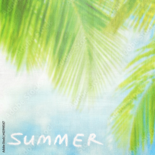 Summer vintage background