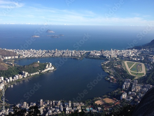 Lagoon Rodrigo de Freitas, jockey club, Rio de Janeiro