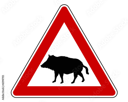 Achtung Wildschwein