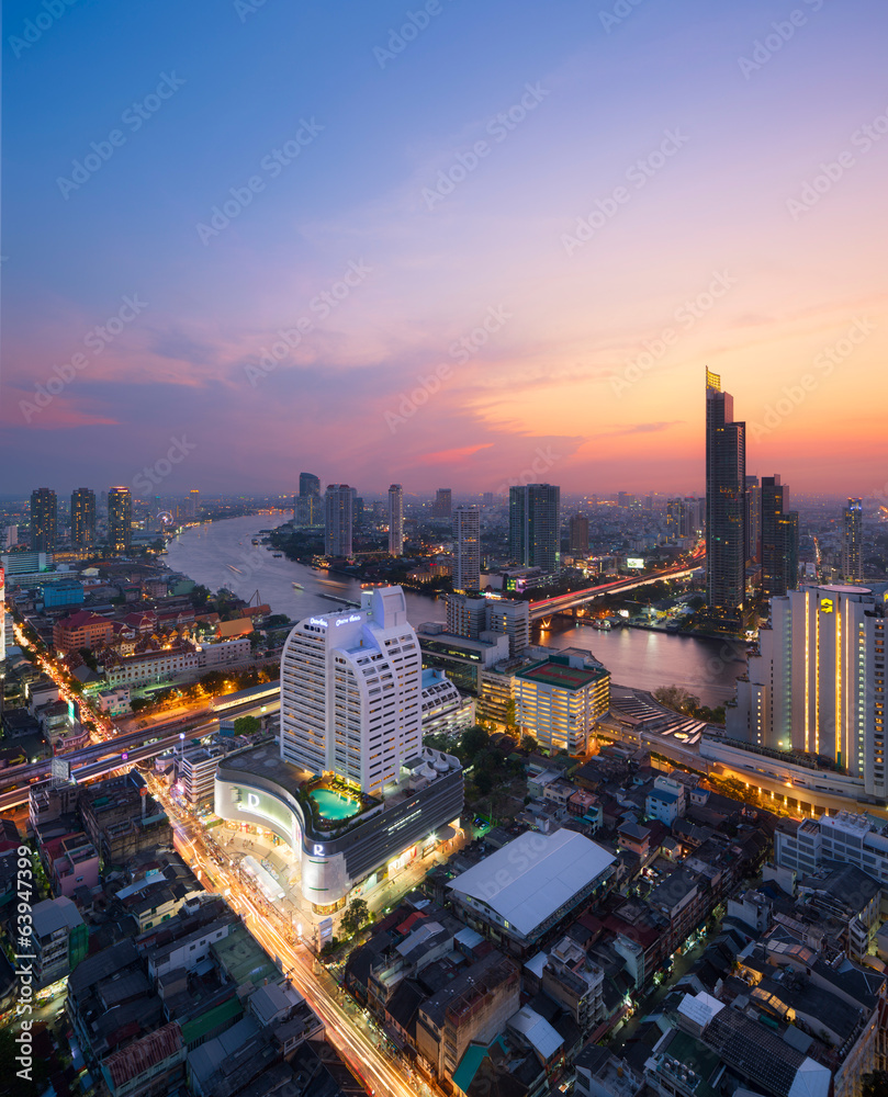 Bangkok, Thaïlande, fleuve Chao Phraya