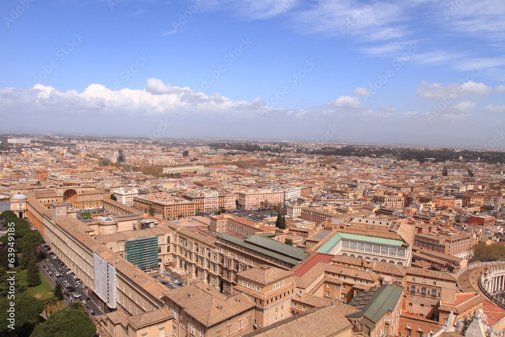 cityscape viewed from Vatican