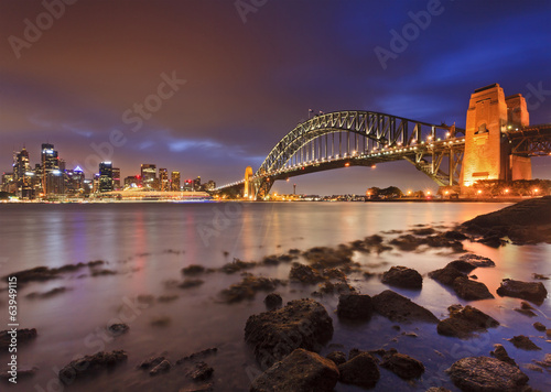 Photography Sydney CBD Bridge Rocks Low Tide