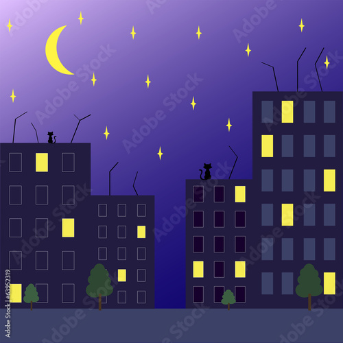night city background