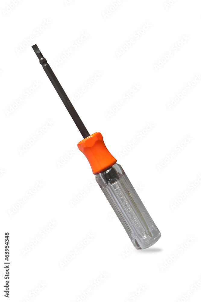 Obraz premium Screwdriver isolated on white background