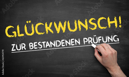 Fotografía Glückwunsch zur bestandenen Prüfung