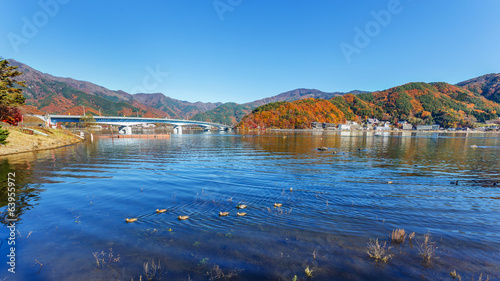 Lake Kawaguchiko in Japan