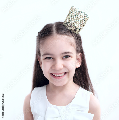 Beautiful girl child happy photo