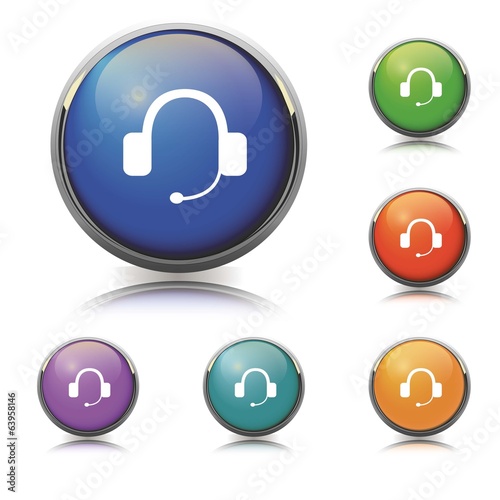 Headset Button/Icon