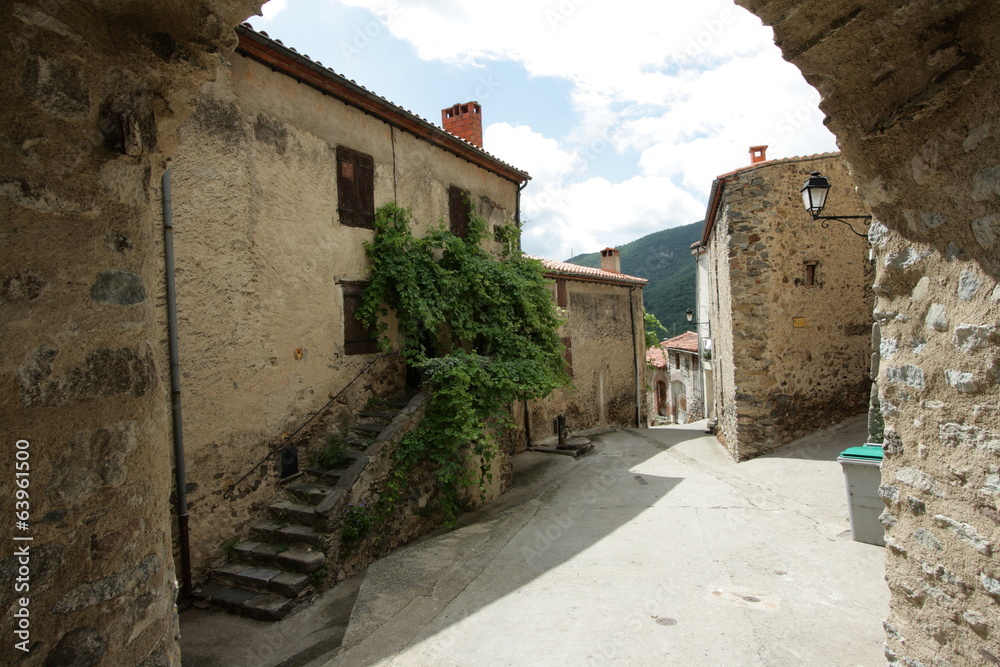 Village de mosset,Pyrénées orientales