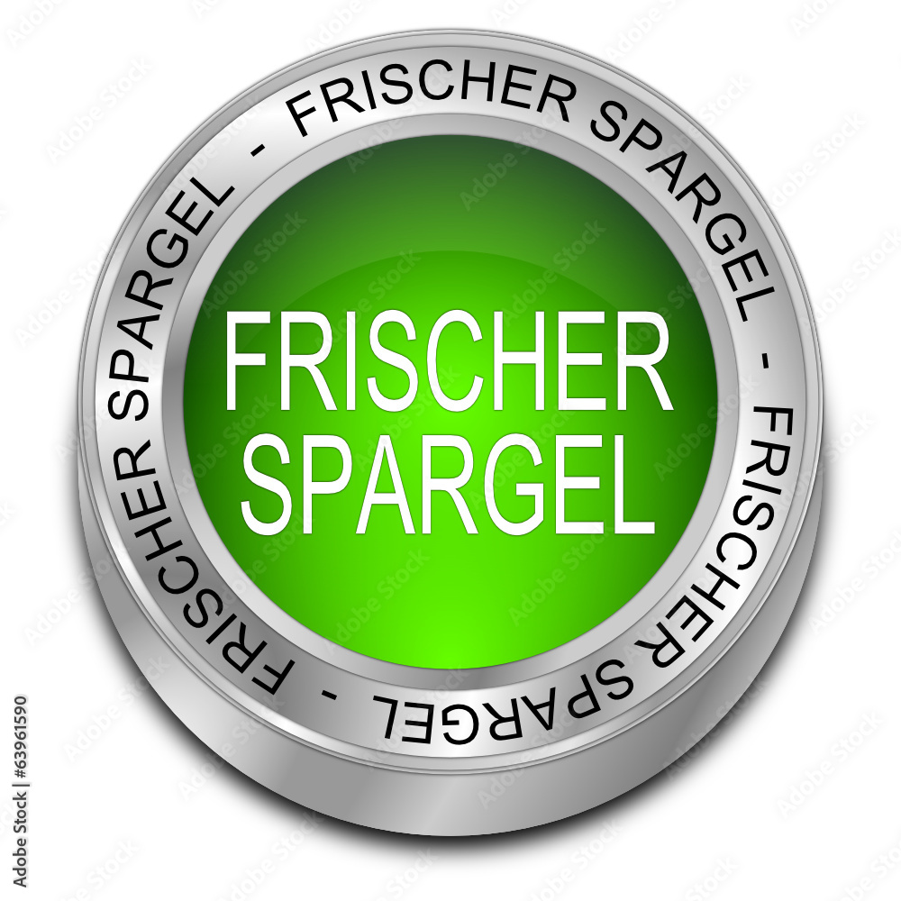 frischer Spargel Button frischer Spargel Button