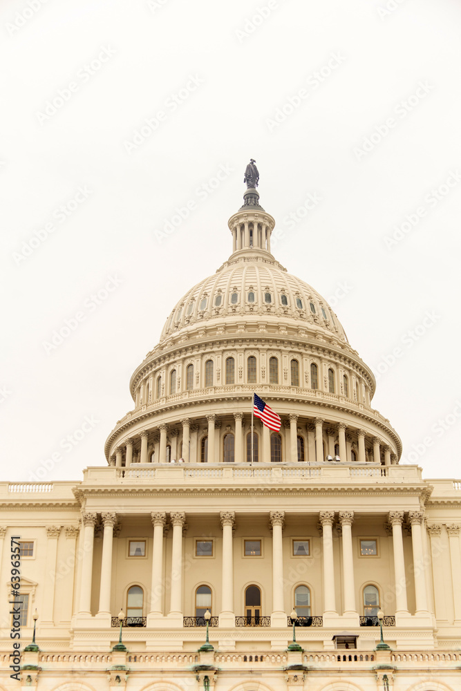 Capitol in Washington D.C. mit Balkonansicht