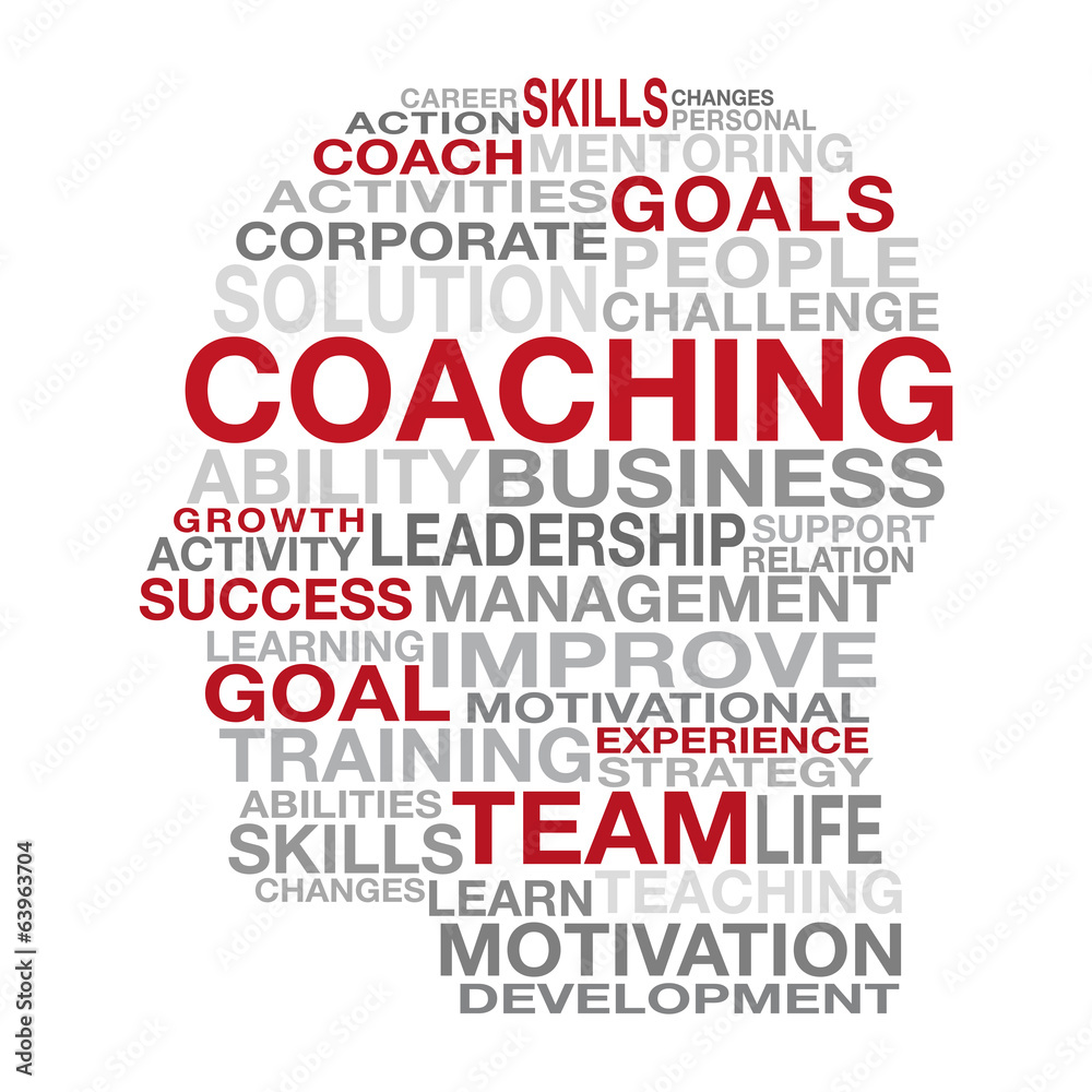 Coaching Business Management Concept Coaching Business Management Concept