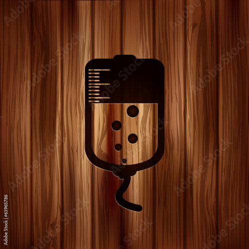 Medical dropper web icon