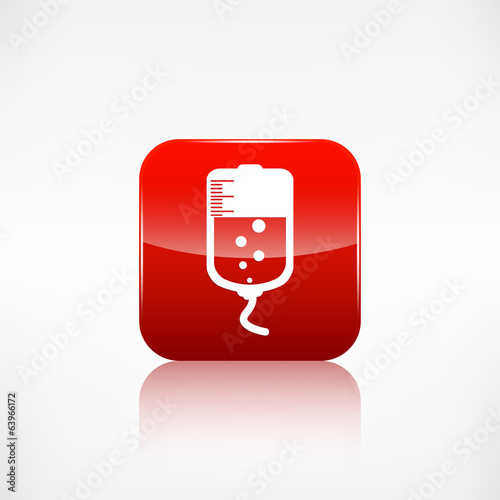 Medical dropper web icon