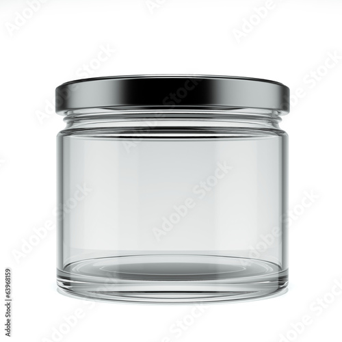 Fényképezés Empty glass jar
