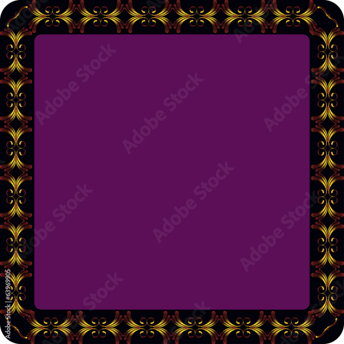 Vintage ornamental frame