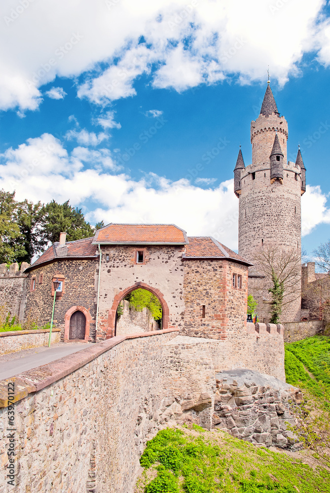 Adolfsturm und Nordtor der Friedberger Burg