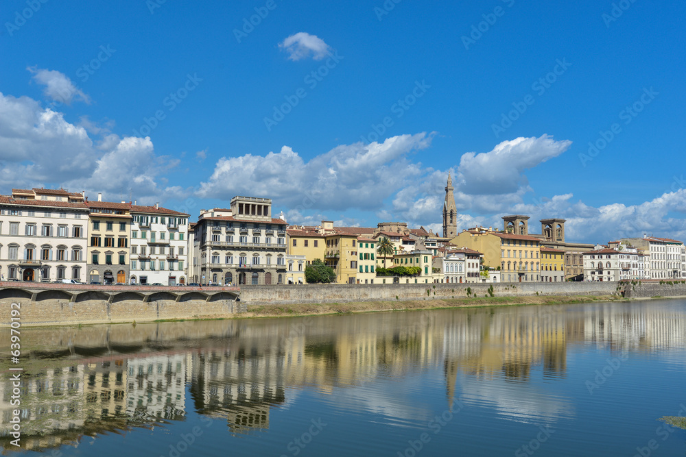 Florenz Toskana Italien - Panorama Ponte Vecchio